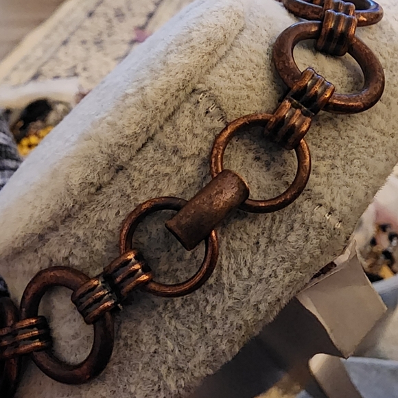 Vintage Copper Tone Foriegn Coin Charm Statement Necklace Bracelet Set Roman EUC - Picture 11 of 11